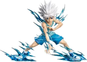 Killua Zaoldyeck Figure Anime Statue PVC Model 19cm Killua Action Figure Collectible Desktop Decoration Gifts