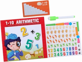 Kisangel 1Set Arithmetic Wooden Cognitive for Mathematics Color Recognition Skills Development Safe Fun Educational Playthings