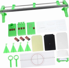 Kisangel Physics Experiment Kit Optics Learning Tool Student Experiment Equipment for Boys and Girls