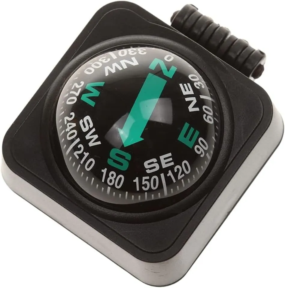 KouRy Adjustable Dash Mount Compass Navigation Hiking Direction Pointing Guide Ball for Marine Boat Truck Auto Car Outdoor Safe and Convenient