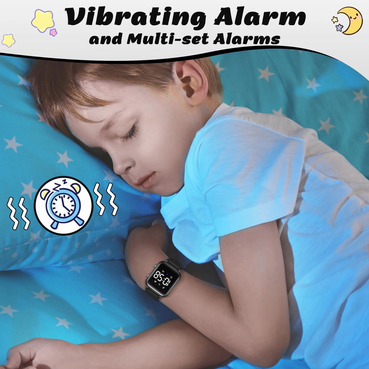 L LAVAREDO Waterproof Kids Digital Watches for Boys Girls,Sport Watch with Pedometer Stopwatch Vibration Alarm for Ages 5-13,No App Fitness Tracker Watch for Kids Teens Birthday Christmas Gifts