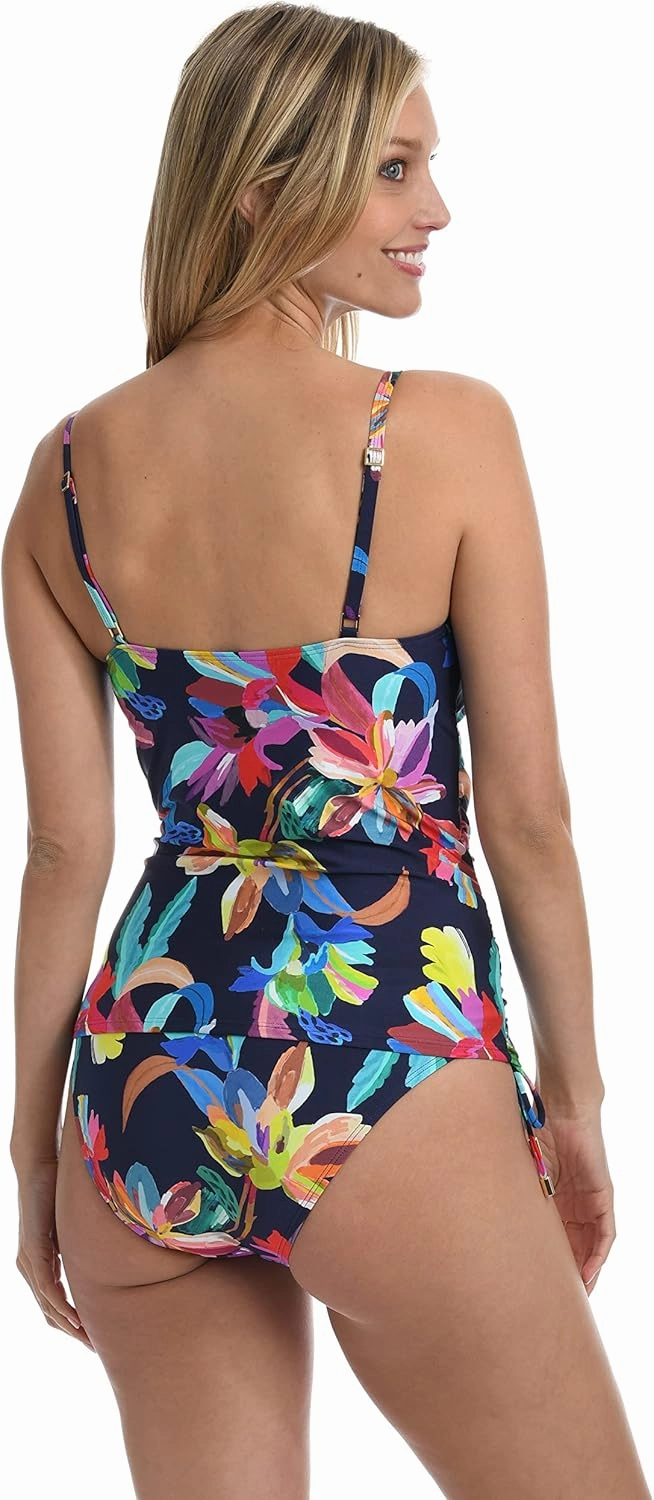 La Blanca Women's Lingerie Strap Tankini Swimsuit Top