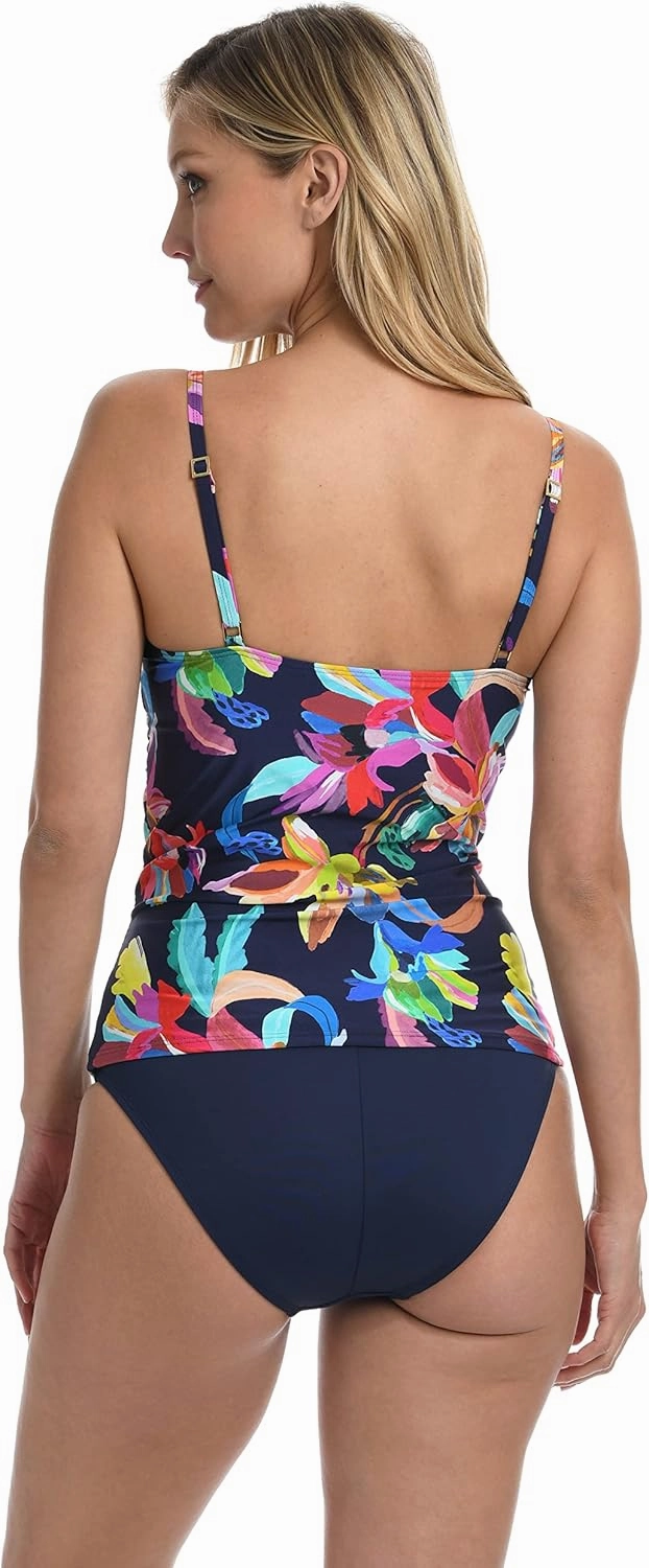 La Blanca Women's Lingerie Strap Tankini Swimsuit Top