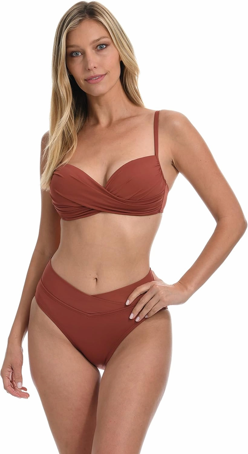 La Blanca Women's Standard Scoop Front Hipster Swimsuit Bottom