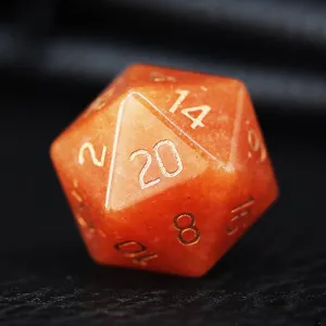LANGWEI D&D Dice Set, Pretty Natural Gem DND Polyhedral Dice, Role Playing Dice Set for TRPG, Dungeons and Dragons Table Games, Creative Gifts