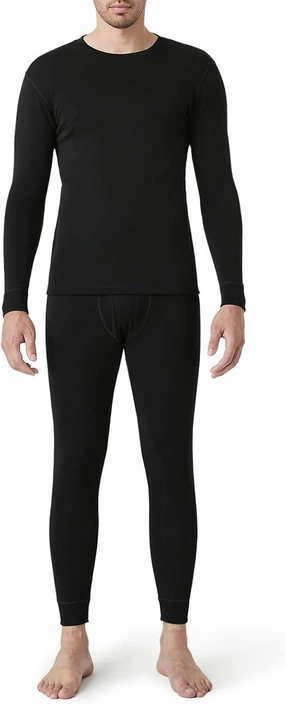 LAPASA Men's 100% Merino Wool Base Layer Set Lightweight Midweight Thermal Underwear Activewear Long John Top Bottom M31/M126
