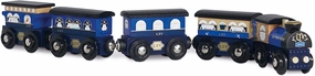 Le Toy Van Twilight Train Playset - Blue