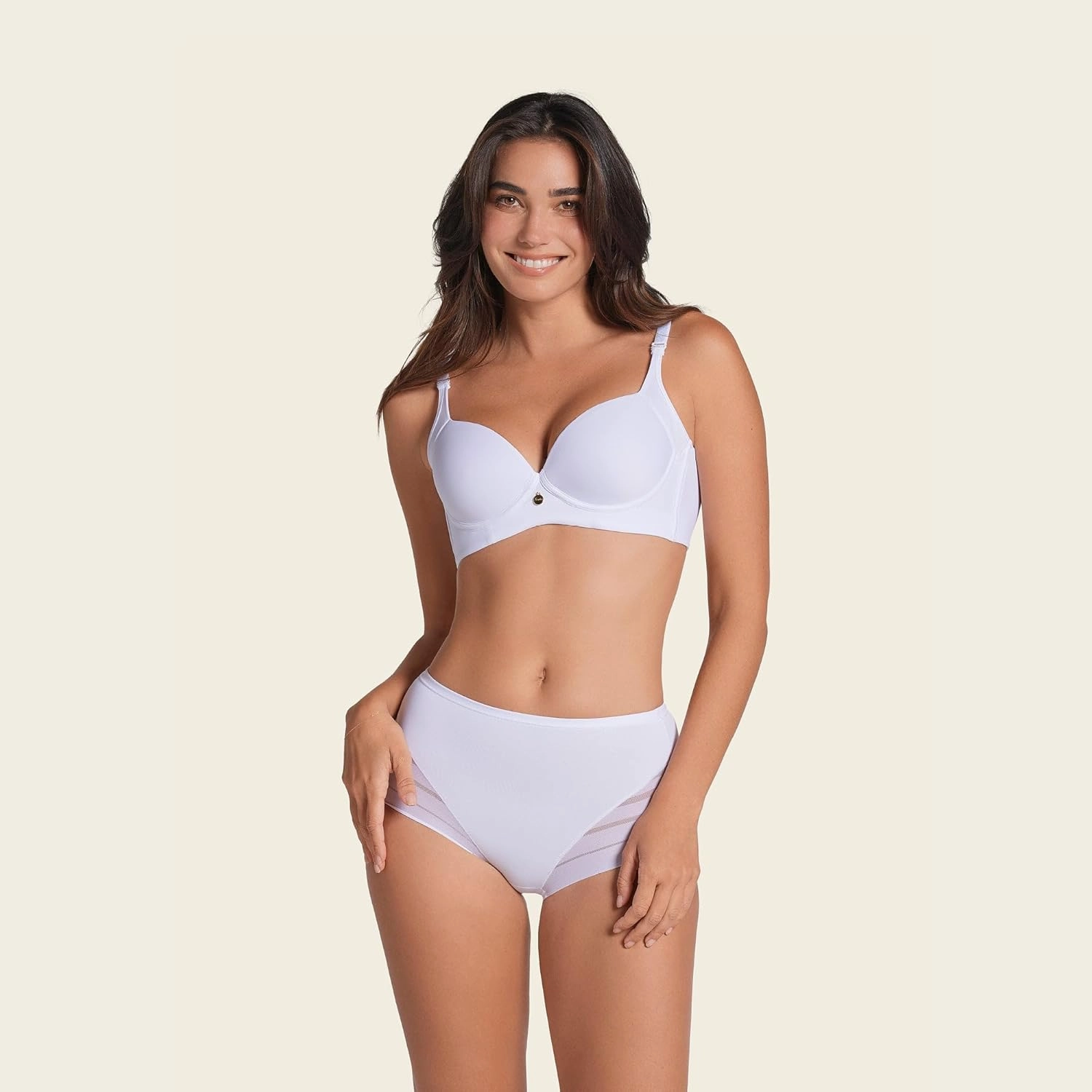 Leonisa Back Smoothing Bras for Women, Full Coverage Underwire Bra, Adjustable Hook & Eye Closure