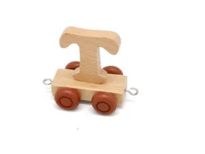 Letter T - Wooden Train