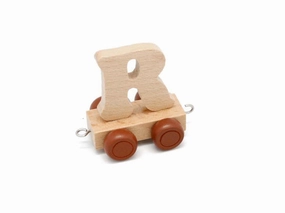Letter R - Wooden Train