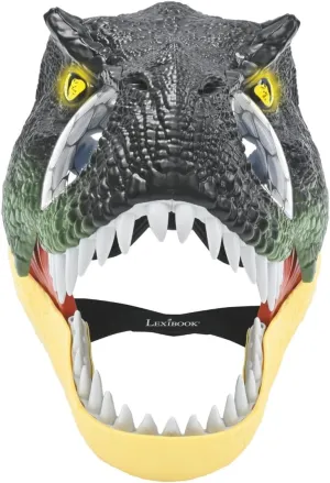 Lexibook, Dinosaur mask, Movable jaw, Realistic toy with roars and light effects, Easy to put on, RPDINO01