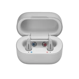 Lexie B2 OTC Hearing Aids Powered by Bose - Bluetooth Call Enabled for iOS, Rechargeable with App Control, all day Comfort. Self-Fit Solution, Noise Reduction, for Mild to Moderate Hearing Loss (Gray)