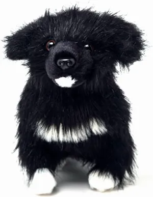 Lifelike Newfoundland Stuffed Animal Dog, 8 Inches Eco-Friendly Plush Soft Toy Dog for Kids/Boys/Girls/Women (Newfoundland)