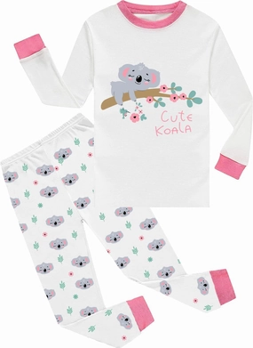 Little Hand Girls Dinosaur Pajamas Long Sleeve Unicorn Sleepwear Pajama Cute Princess Pjs for Toddler Clothes 2-7 Years