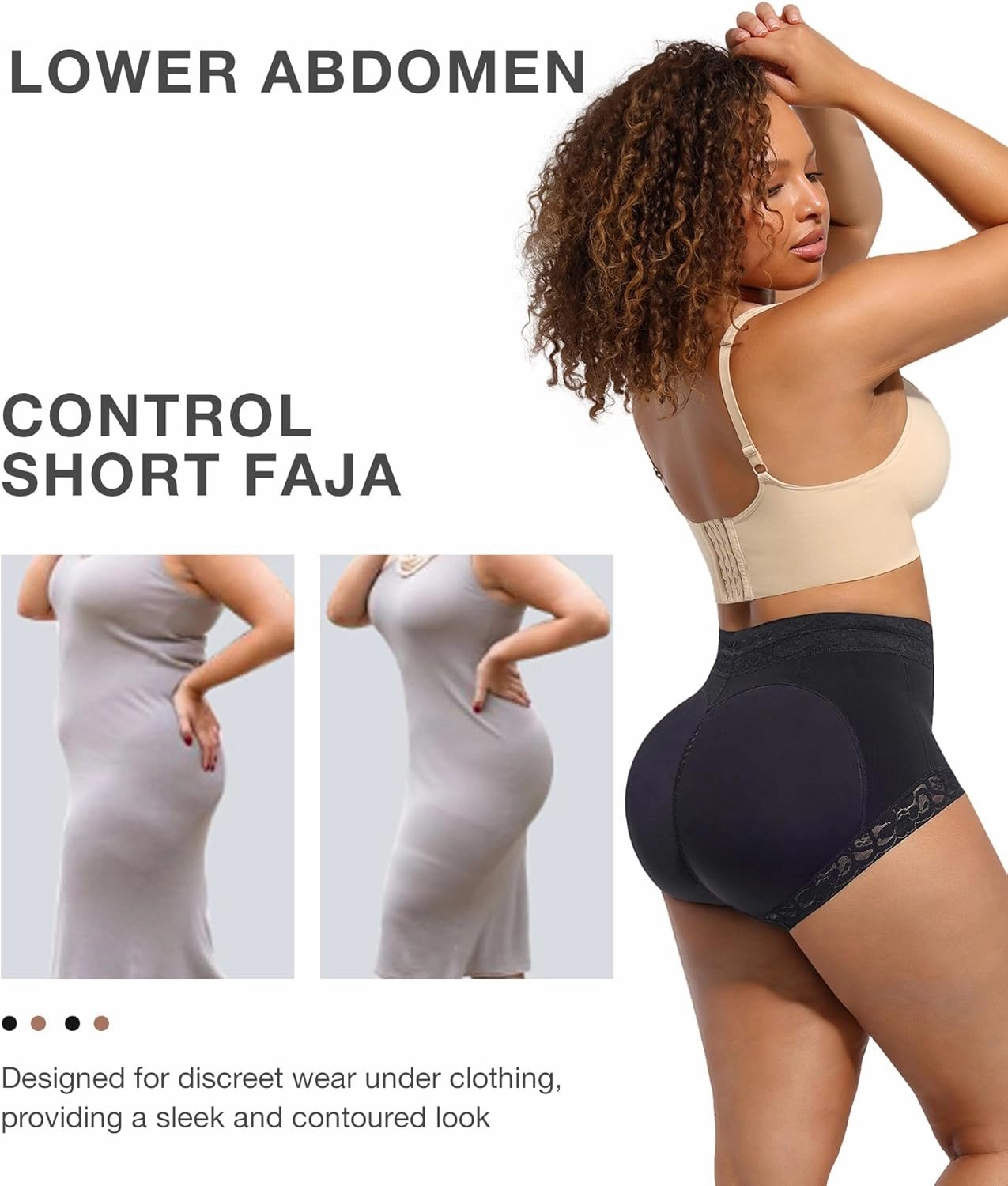 Lover-Beauty Butt Lifter Shapewear Panties Faja Shorts Body Shaper Tummy Control Butt Lifting Underwear Panties for Women