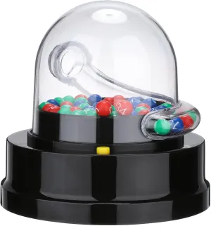 Lucky Slot Machine Electric Lotto Ball Machine Electric Shake Lucky Ball Machine Machine Portable Bingo Machine Cage Game with Balls Fortunate Number Picker