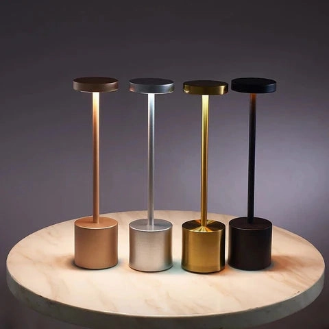 Luxora Modern Rechargeable Cordless LED Living Room Table Lamp