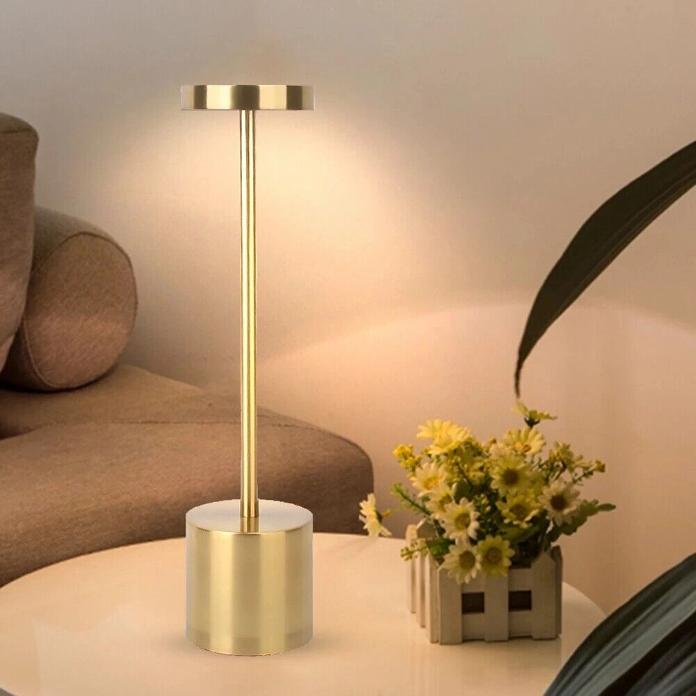 Luxora Modern Rechargeable Cordless LED Living Room Table Lamp