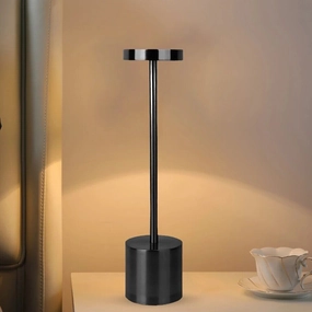 Luxora Modern Rechargeable Cordless LED Living Room Table Lamp