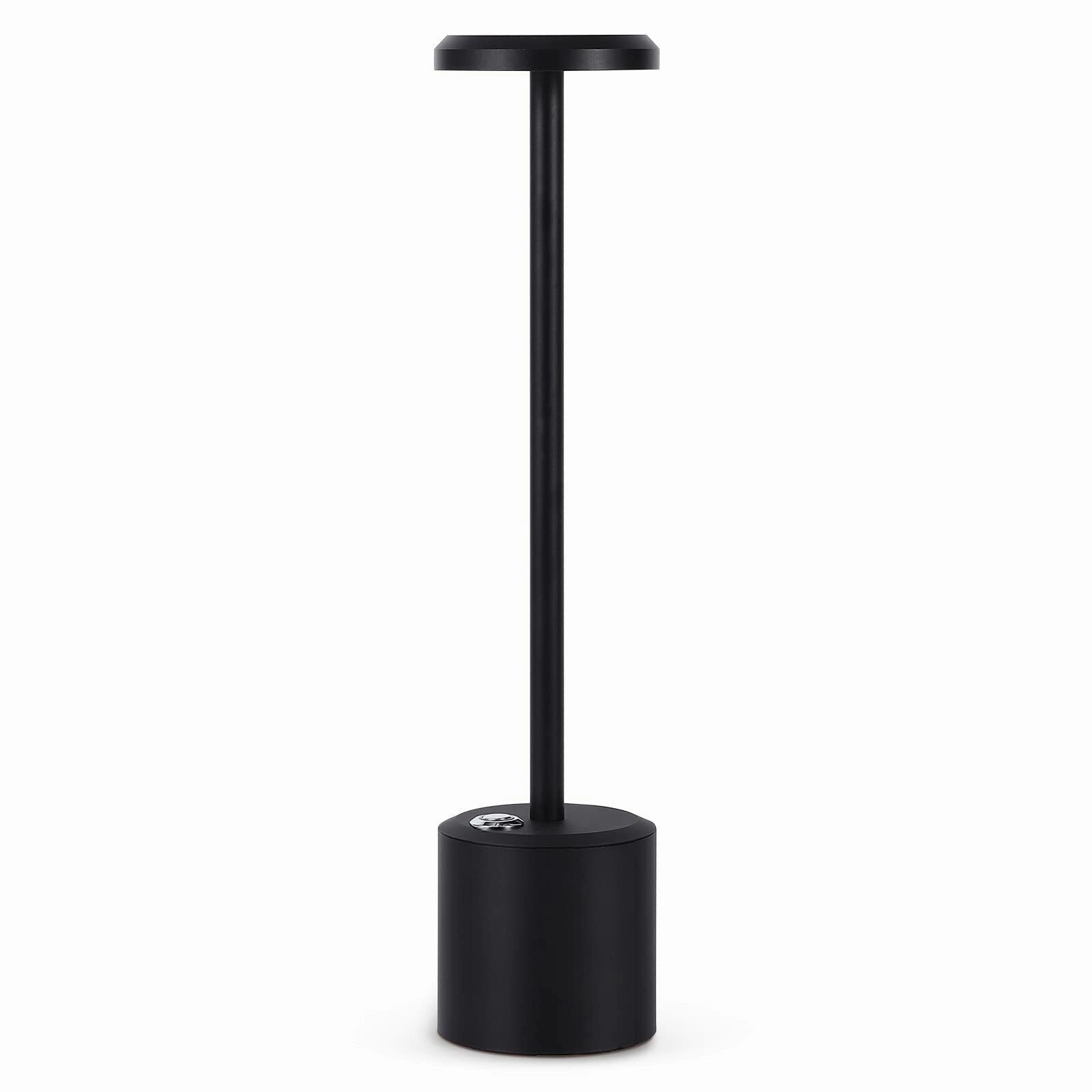 Luxora Modern Rechargeable Cordless LED Living Room Table Lamp