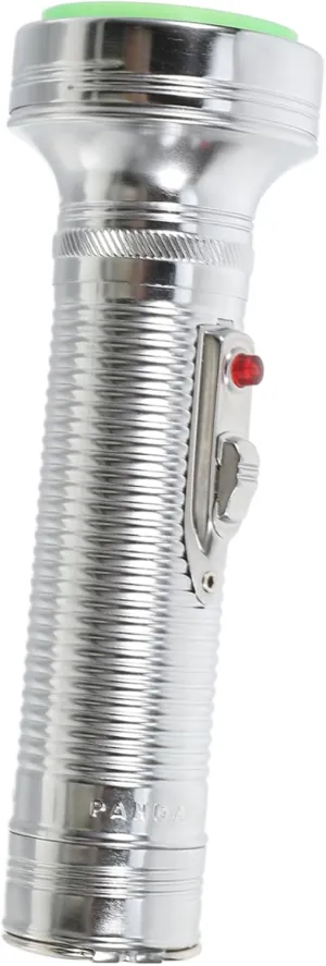 Luxshiny Retro Style Vintage Torch Portable Small Flashlight Battery Operated Iron Handheld Torch Perfect for Home Decor