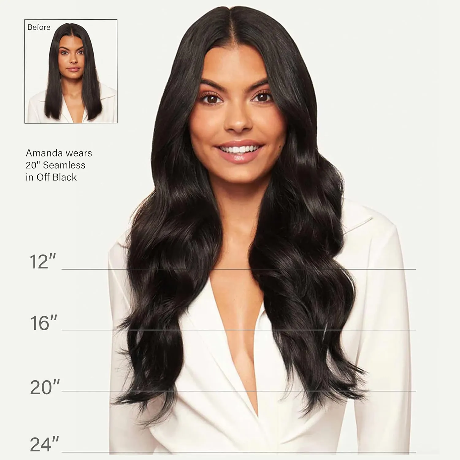 Luxy 100% Remy Human Hair, Classic 160g Clip-In Hair Extensions - 10 Wefts Multi-Dimensional Color for Natural Blending, Adds Volume & Length, Easy Apply & Remove 20" Dimensional Cream Blonde