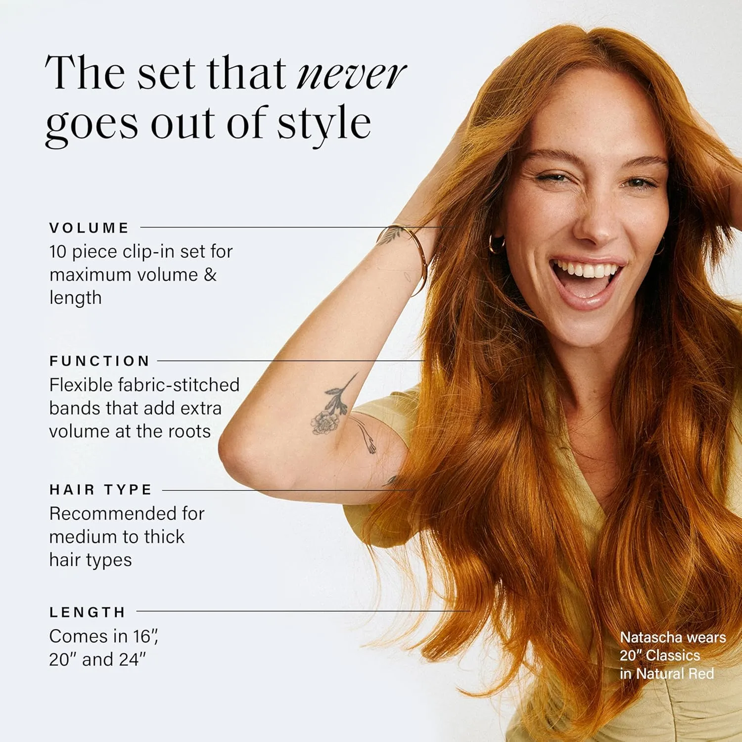 Luxy 100% Remy Human Hair, Classic 160g Clip-In Hair Extensions - 10 Wefts Multi-Dimensional Color for Natural Blending, Adds Volume & Length, Easy Apply & Remove 20" Dimensional Cream Blonde