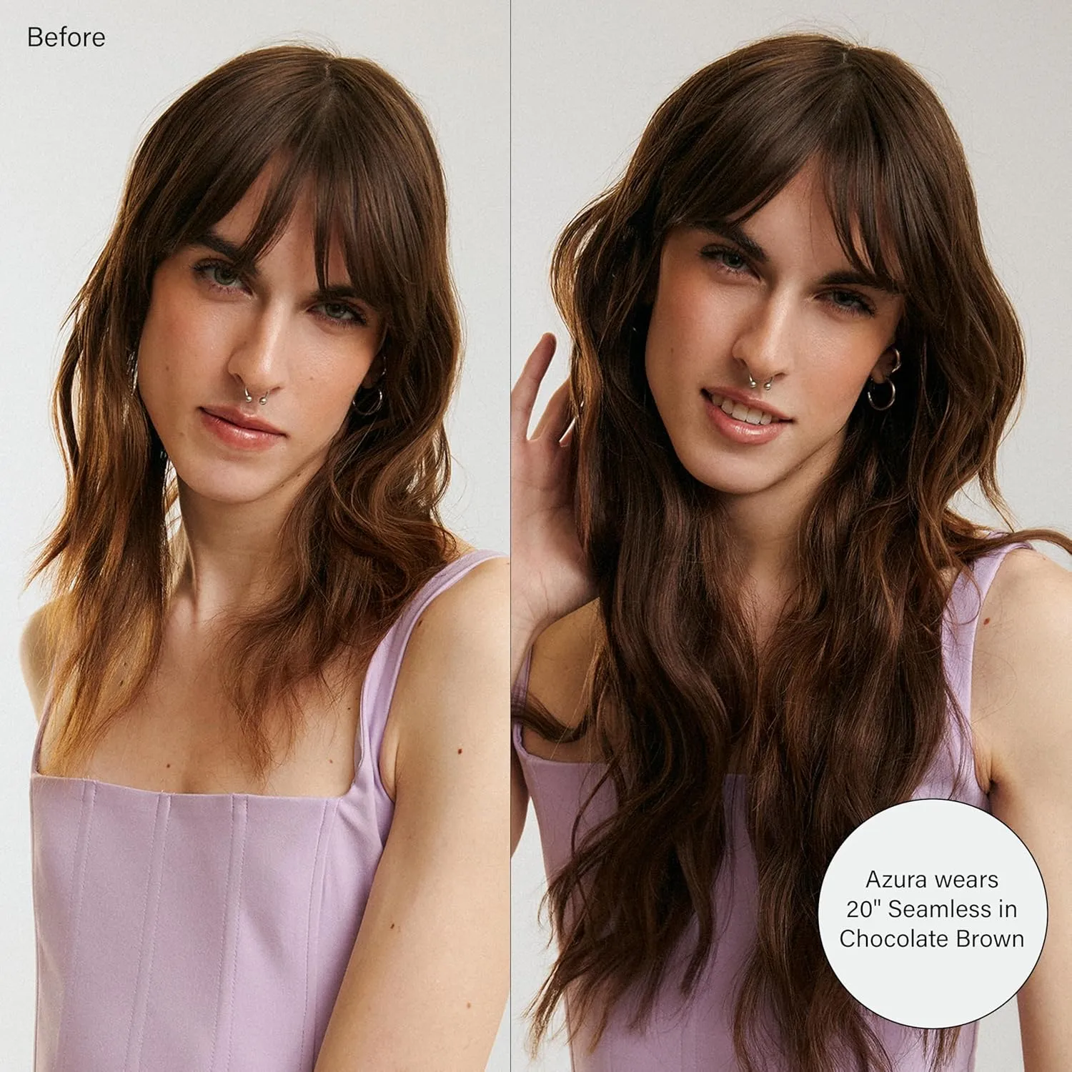 Luxy 100% Remy Human Hair - Seamless Clip-In Hair Extensions - Multi-Dimensional Color for Natural Blending, Adds Volume & Length 160 grams 16" Bronde Balayage Seamless