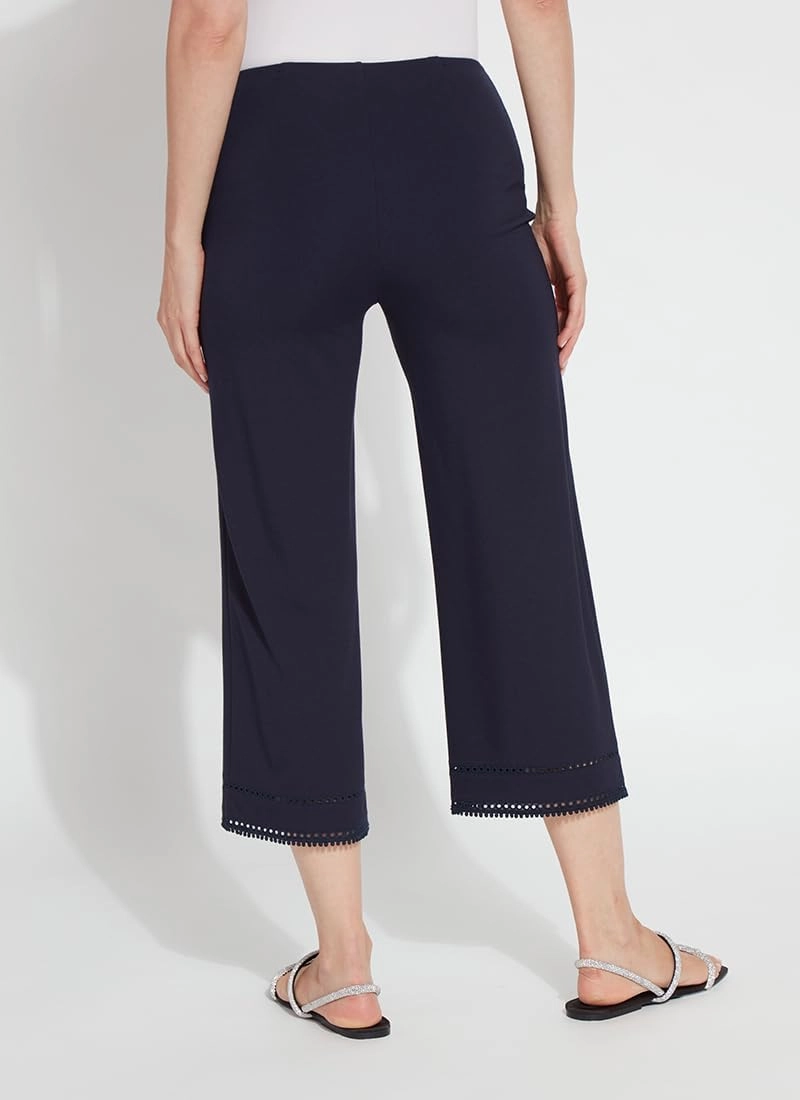 Lyssé Sienna Wide Leg Cropped Pants – Drapey Ponte Pants and Cropped Pants for Women