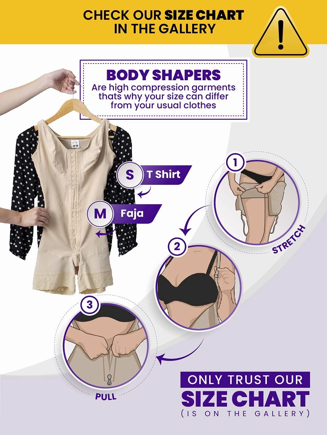 M&D 0766 Full Body Shaper Mid Thigh Bodysuit | Fajas Levanta Cola Colombianas
