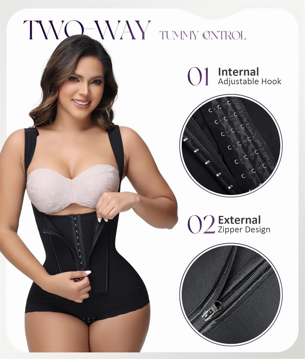 M MYODRESS Shapewear For Women Tummy Control Fajas Colombianas Moldeadoras Body Shaper Post Surgery Compression Garment