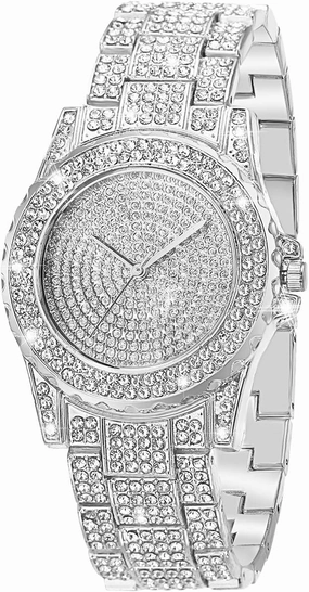ManChDa Diamond Watch for Women Iced Out Watch Bling Rhinestone Watches