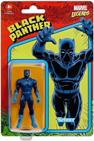 Marvel Legends Retro Package 3.75 inch Basic Figure 1 Pack Black Panther / 2021 RETRO PACKAGE 3.75 inch Basic Figure 1 PACK BLACK PANTHER Marvel Legends ML Vintage Kenner [Parallel import goods]