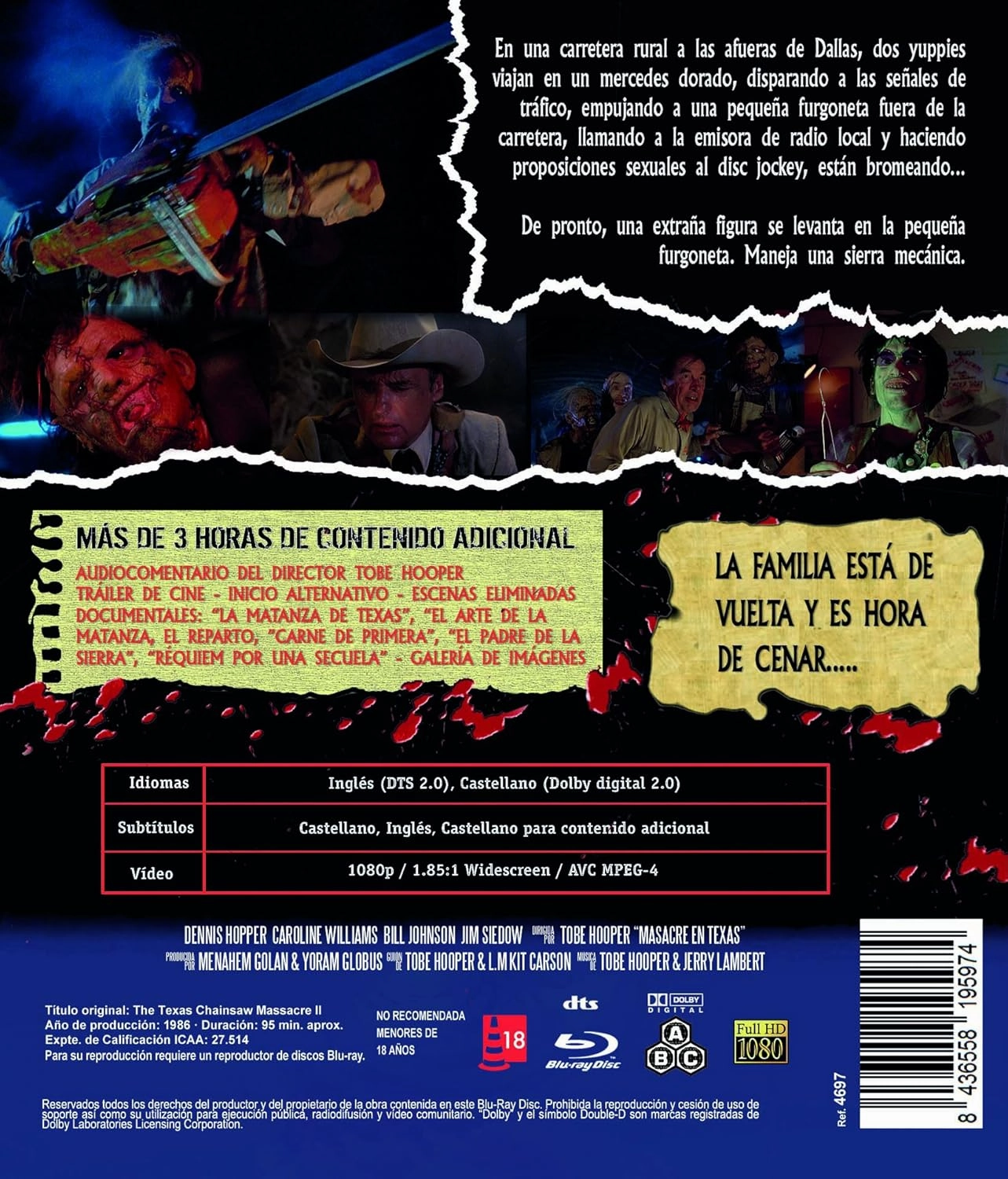 Masacre en Texas 2 1986 The Texas Chainsaw Massacre Part 2