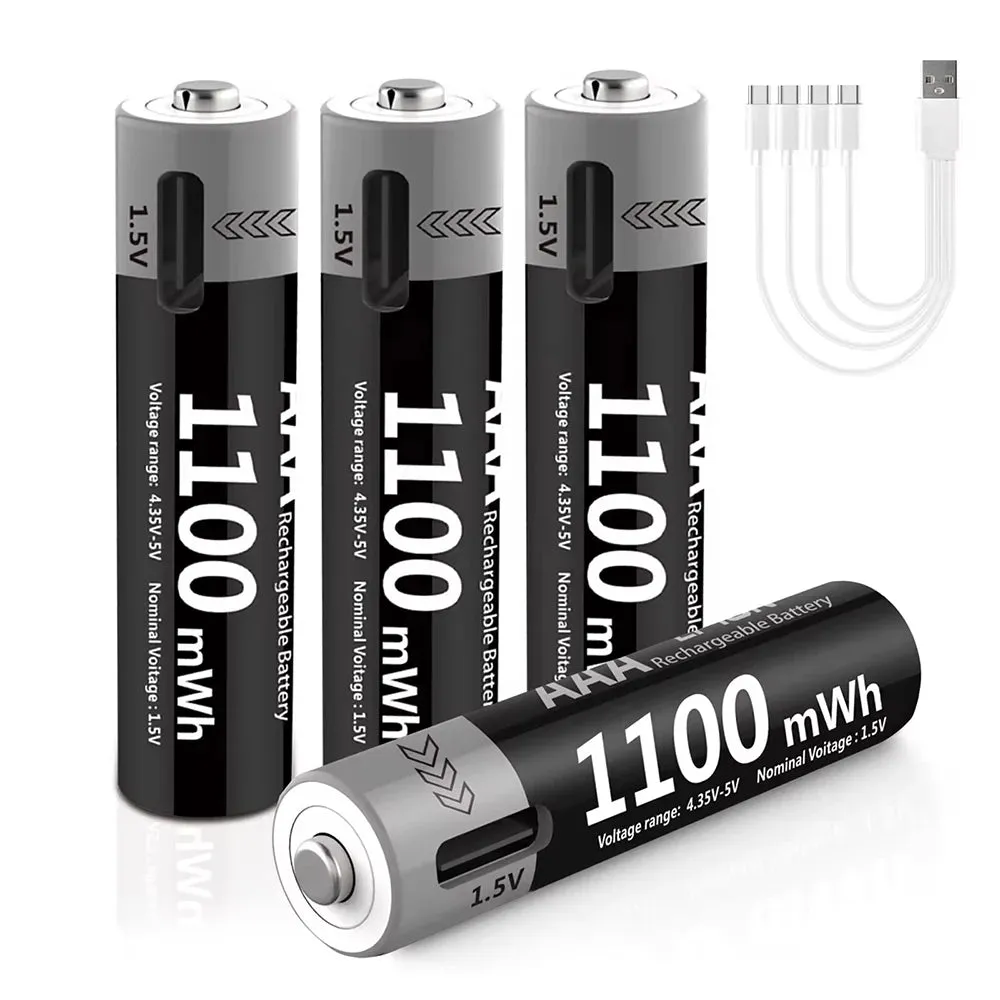 MATOV Premium USB Rechargeable AA/AAA Battery Set