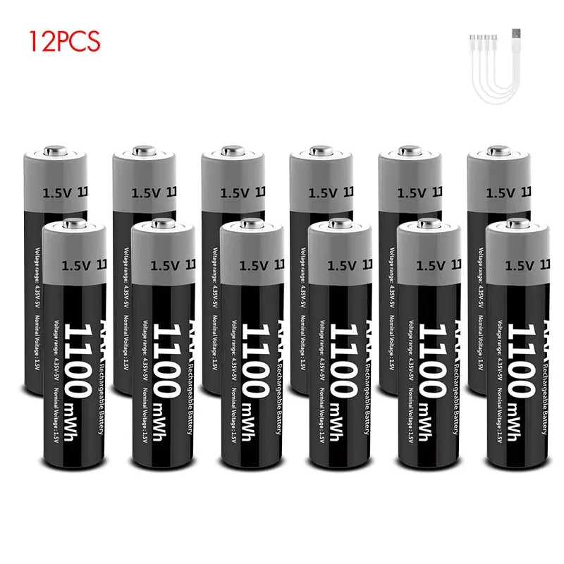 MATOV Premium USB Rechargeable AA/AAA Battery Set