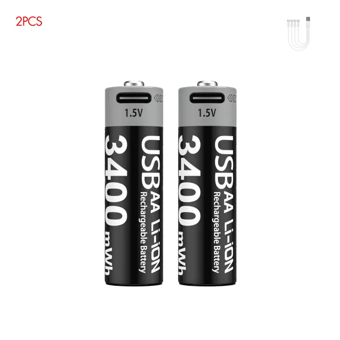 MATOV Premium USB Rechargeable AA/AAA Battery Set