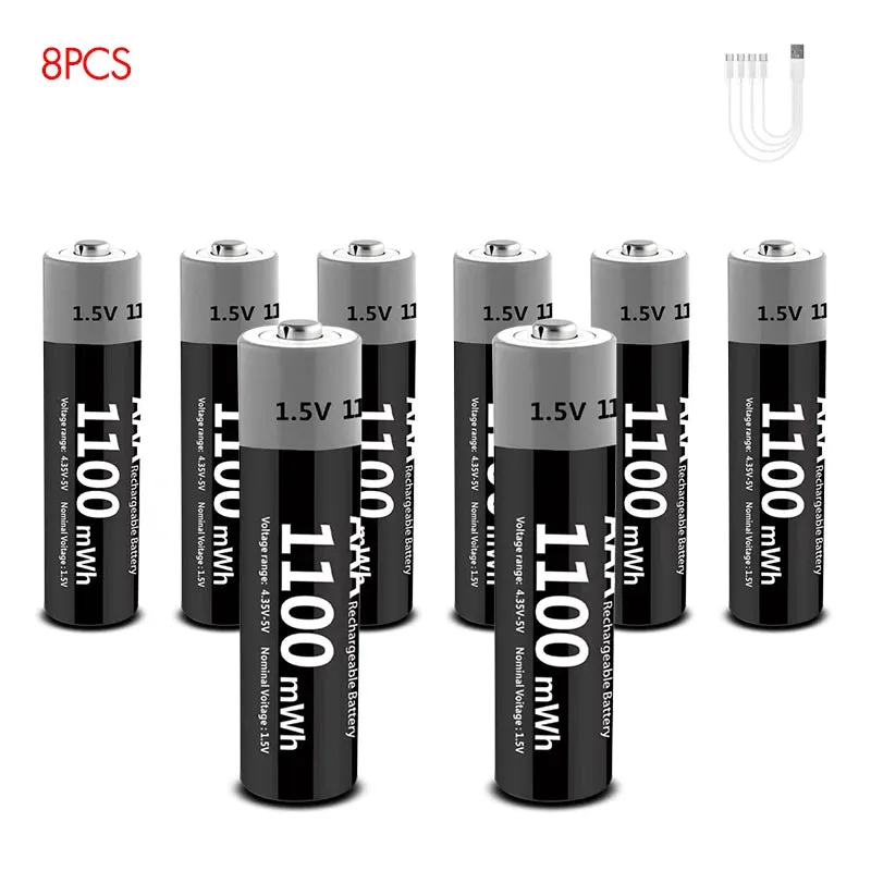 MATOV Premium USB Rechargeable AA/AAA Battery Set