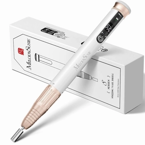 MelodySusie Electric Nail Drill, Portable Cordless Rechargeable Nail File Bits & Sanding Bands Kit for Acrylic & Gel Nails, 30000RPM Professional Efile for Manicure Pedicure Polishing, SM220G White