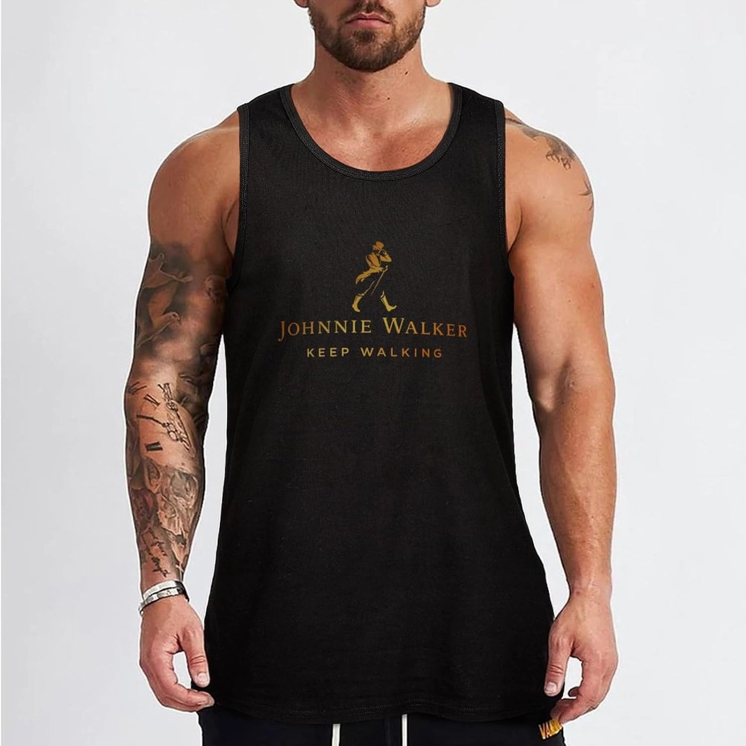 Men's Sleeveless Sweat Absorbent Simple Personality Suitable for Men Vest Shirts
