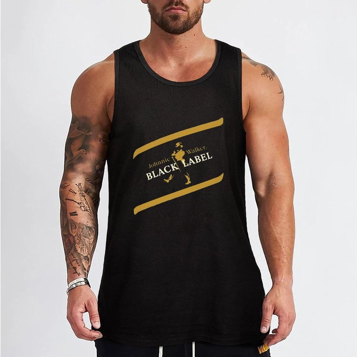 Men's Sleeveless Sweat Absorbent Simple Personality Suitable for Men Vest Shirts