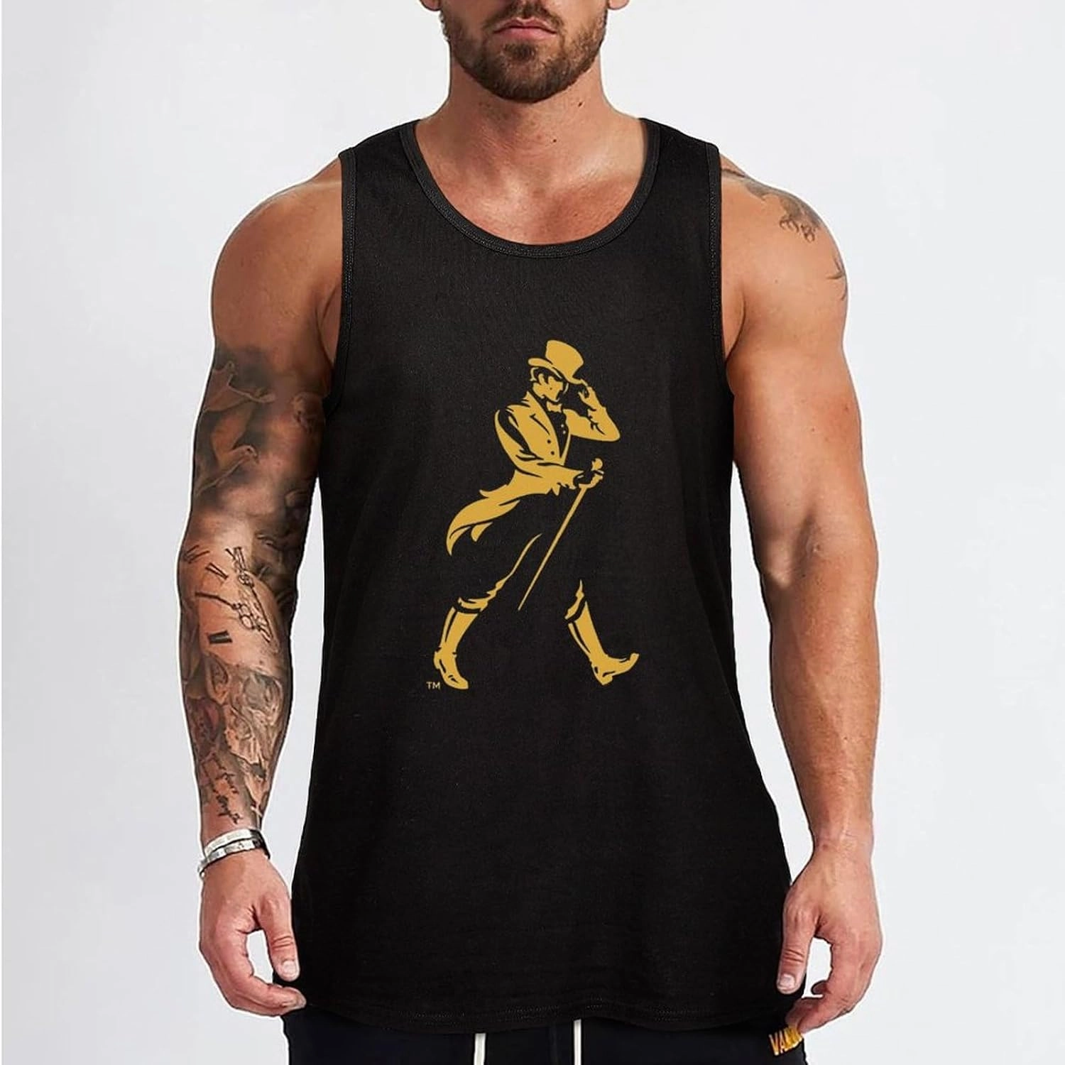 Men's Sleeveless Sweat Absorbent Simple Personality Suitable for Men Vest Shirts