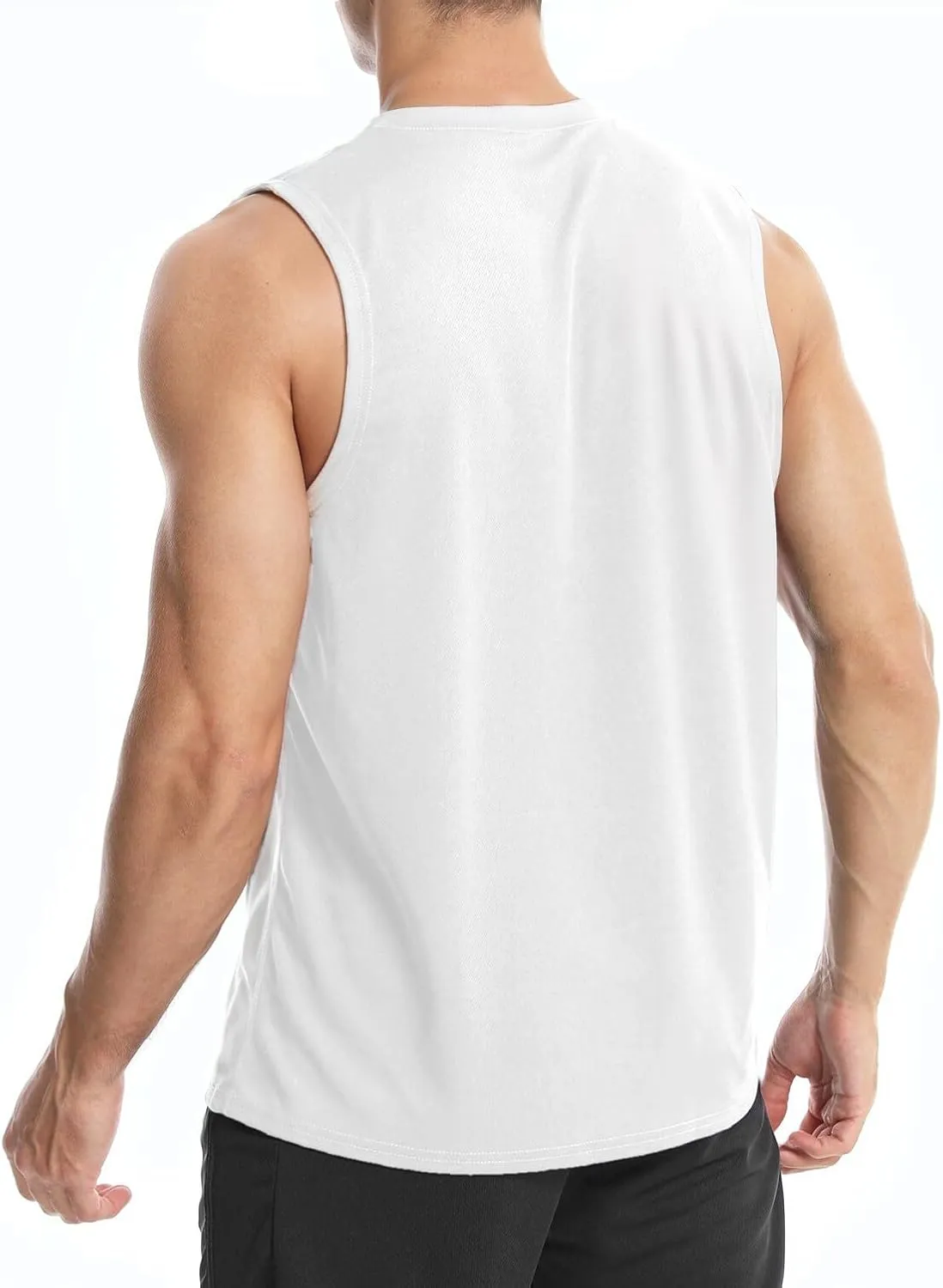 Men's Sleeveless Gym Shirts Quick-Drying Training Running Bodybuilding Athletic Tank Top
