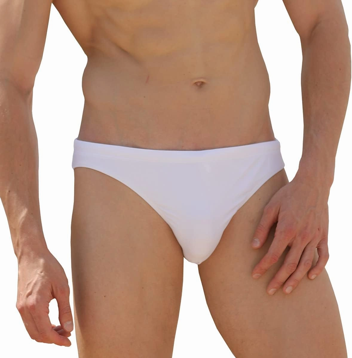 Mens Gradient Swim Briefs Stylish Comfortable Bikini Swimwear Sexy Micro Swimsuit Bathing Suit