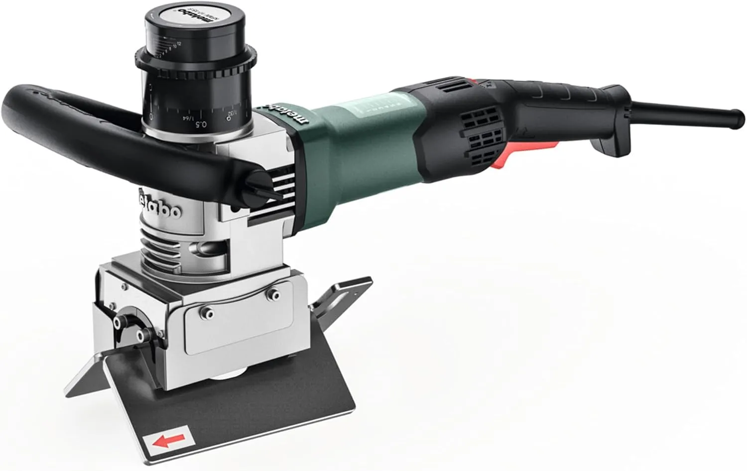Metabo 5/8-Inch Metal Beveling Tool, Variable Speed, Vario-Tacho-Constamatic (VTC)-Full Wave Electronics, Large Surface Guide Plates, One-touch Controller, KFMVP 17-15 F, 601771620