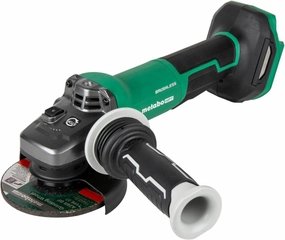 Metabo HPT 18V MultiVolt™ 4-1/2" Paddle Switch Angle Grinder, Cordless Power Angle Grinder, High Speed 750W Motor, Safety Paddle Switch, Anti-Vibration Side Handle, Tool Body Only, G1812DFQ4