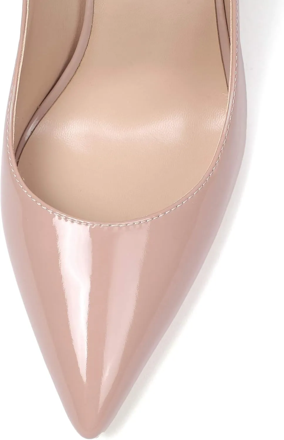 Mettesally Women's Stiletto High Heels Pointed Toe Heeled Pumps Slip On Wedding Office Dress Shoes
