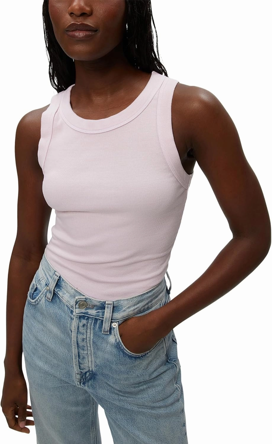 Michael Stars Women's Halley Ruched Side Tank
