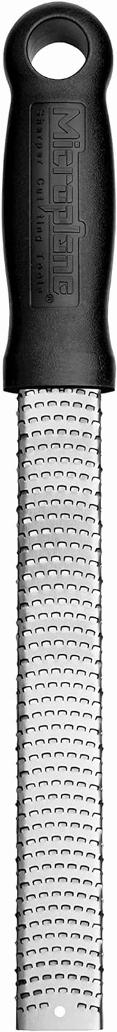Microplane Classic Twin Pack - 12" Black Zester Grater with Surgical-Grade Stainless Steel Blade
