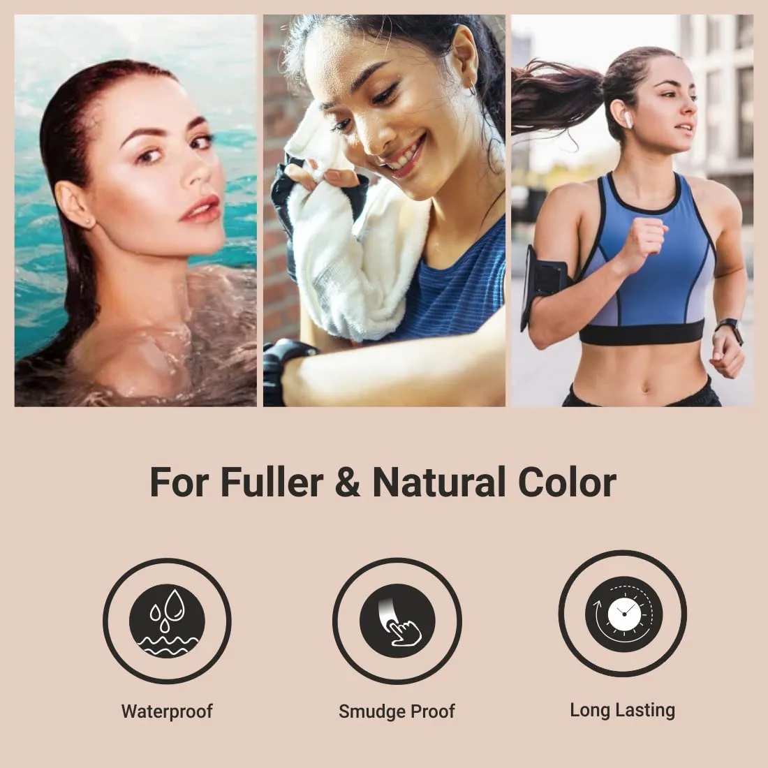 MINA ibrow Henna Medium Brown Tint Set with Nourishing Oil No Ammonia Vegan & Cruelty Free Up to 30 Applications Instant Eyebrow Tint Set with Tattoo Effect